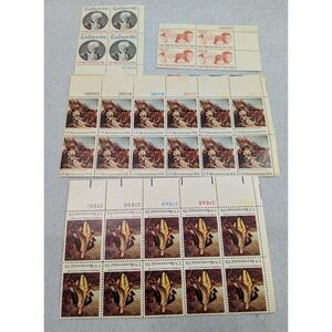 USPS Bicentennial Stamp Blocks Lot 30pc Multi Excellent Plate Numbers MNH 1970s